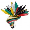 C-6091  Joc 10 cables colors amb pinces cocodril