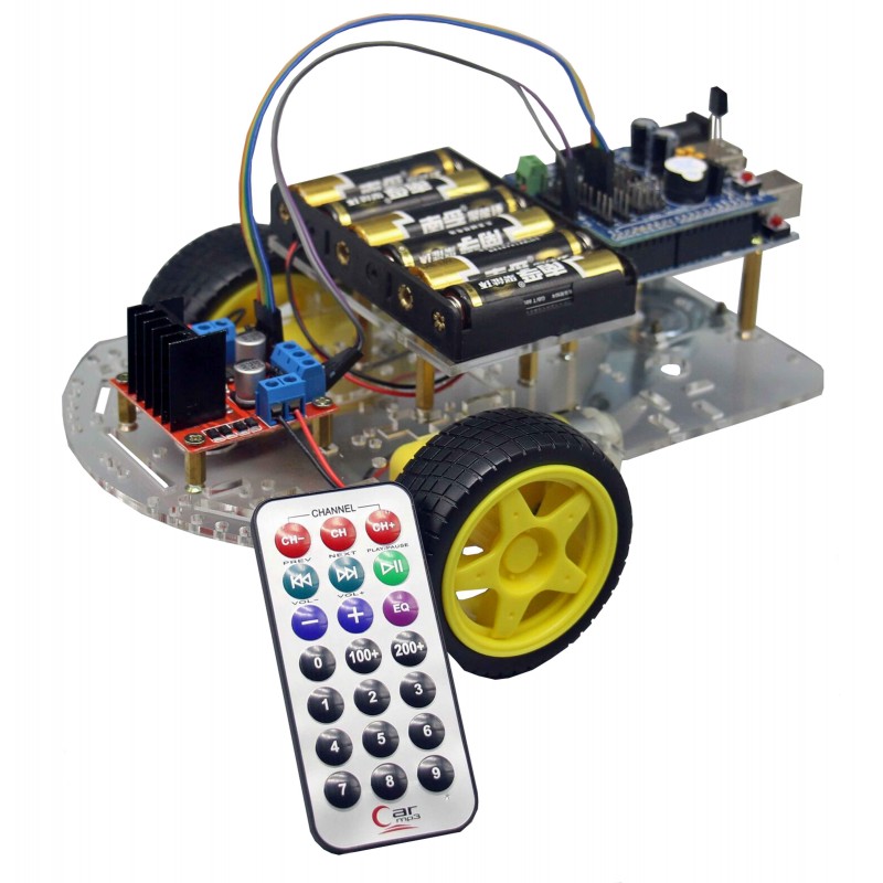 C-9877   Robot with remote control using infrared
