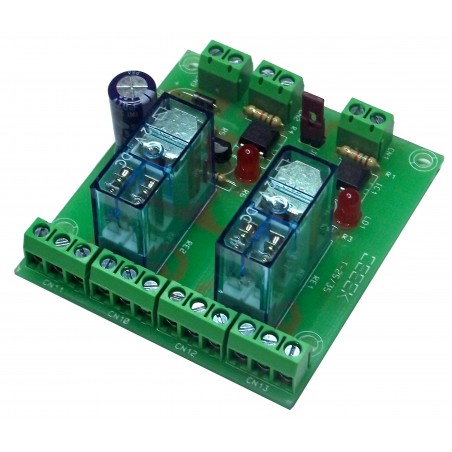 T-25 Interface 2 relay 12VDC double contact