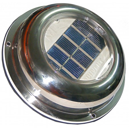 C-0704P  SOLAR EXTRACTOR -FAN INOX WITH BATTERY