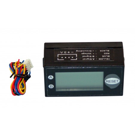 C-8418 DOUBLE LCD COUNT UP WITH 7 DIGITOS And RESET
