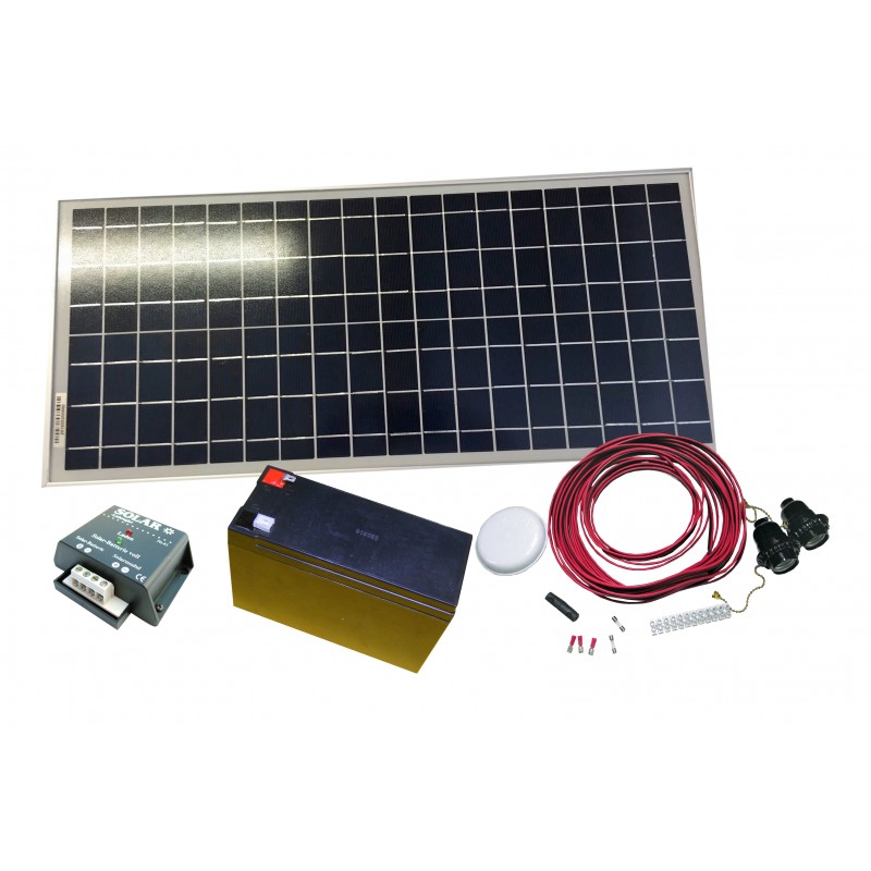 PS-20  Pack solar completo de 20W    (Ventas solo web)