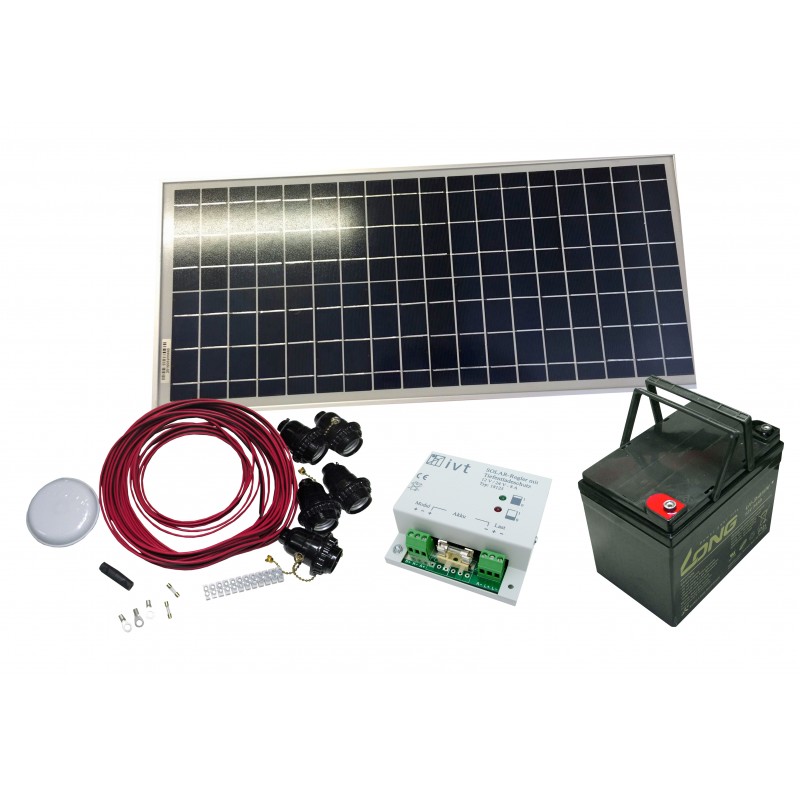 PS-50  Pack solar completo de 50W    (Ventas solo web)