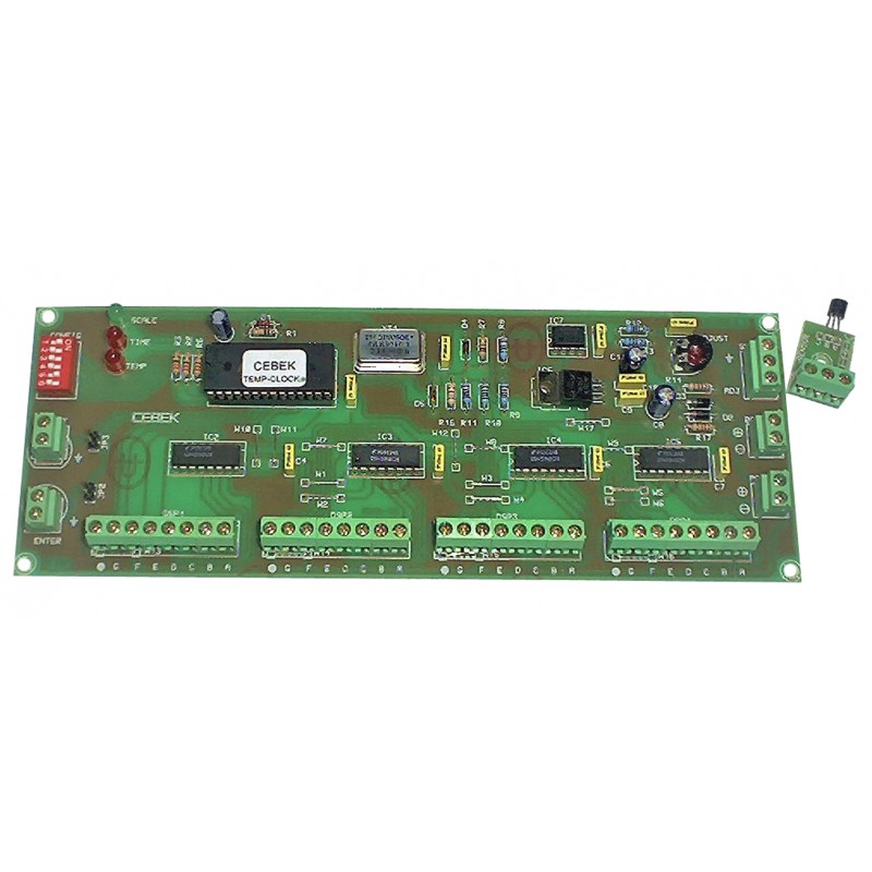 CD-25  Thermometer clock for 7 segment display