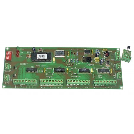 CD-25  Thermometer clock for 7 segment display