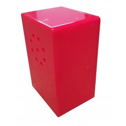 C-7503  RED PLASTIC BOX...