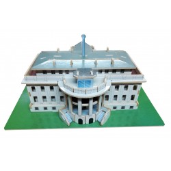 C-9721  Puzzle de fusta 3D Casa Blanca