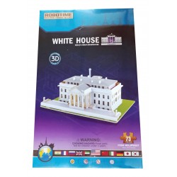 C-9721  Puzzle de madera 3D Casa Blanca