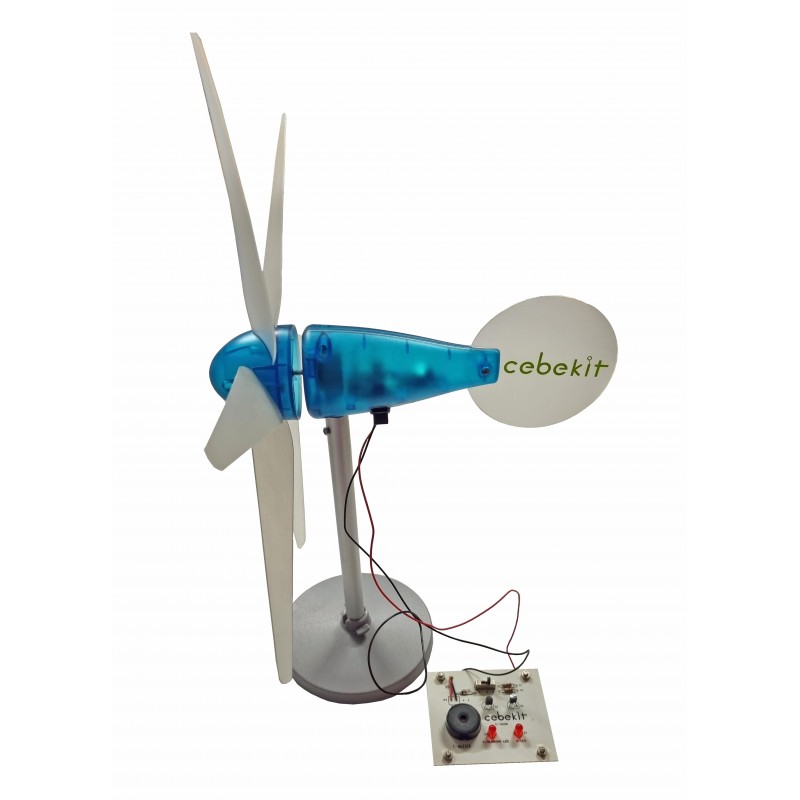generador de viento de plástico LED Turbina Eólica Kit DIY Accesorios Generador Eólico KIT 