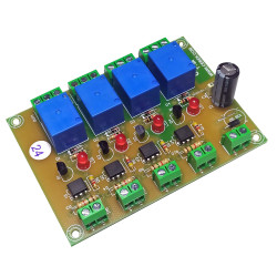 T-51  Interface 4 reles 24VCC 1 contacto