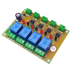 T-1 Interface 4 relays 12VDC 1 contact