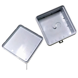 K-027  Caja exterior IP54 de plástico ABS de color gris