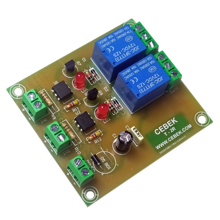 T-5  Interface 2 relay 12VDC 1 contact