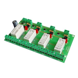 T-21 Interface 4 relay 12VCC double contact
