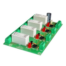 T-21 Interface 4 relay 12VDC double contact