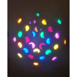 EX-FLOWERLED  Projector with colored LEDS.