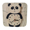 C-9709  Kit panda horloge en bois