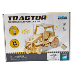 C-9916  3D wood tractor